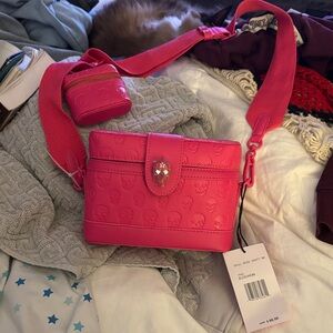 Betsey Johnson Pink Crossbody Bag